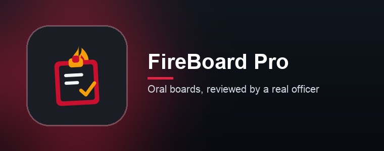 FireBoard Pro — human review of firefighter oral board answers